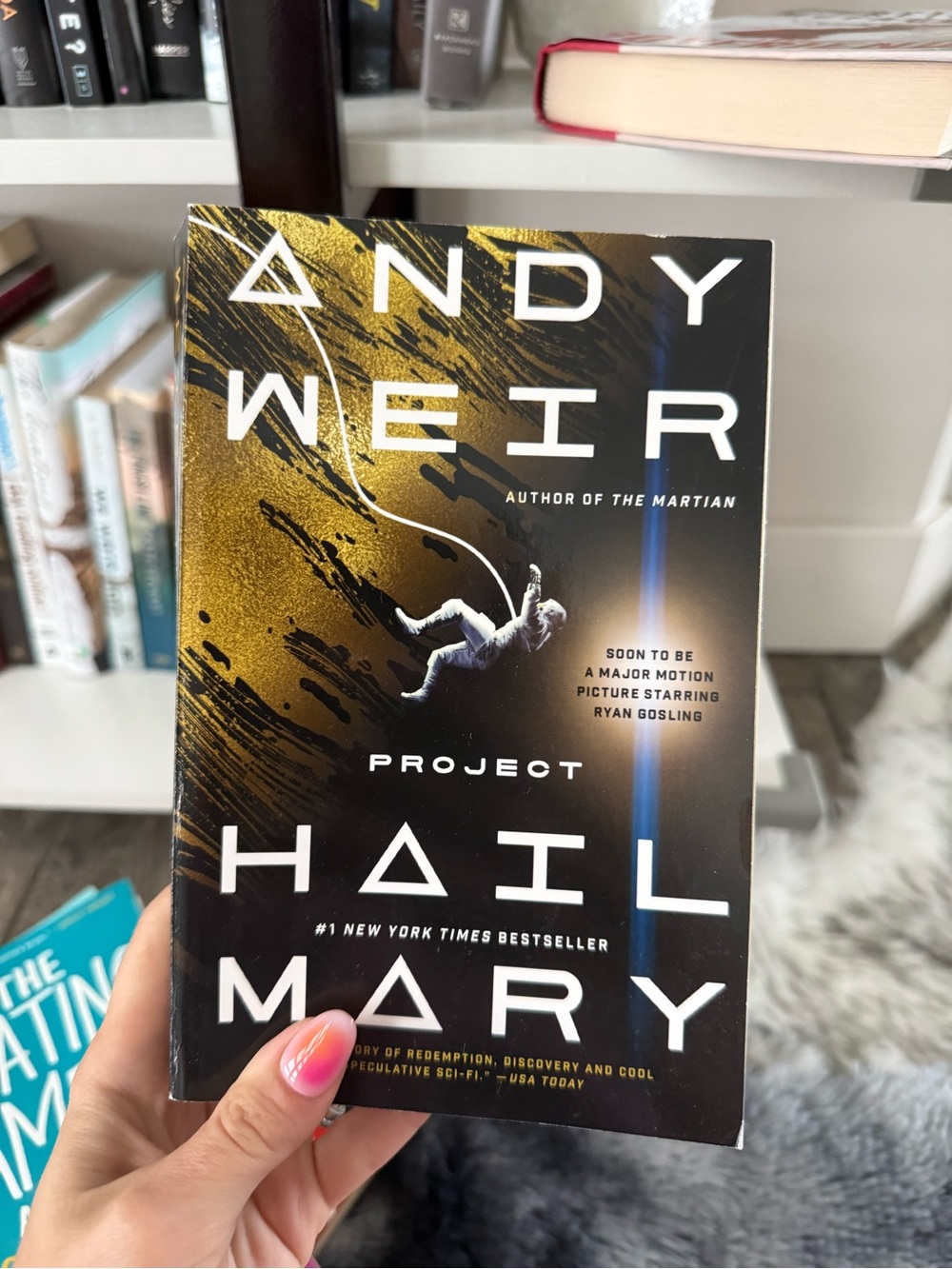 Project Hail Mary Paperback - Black and Gold